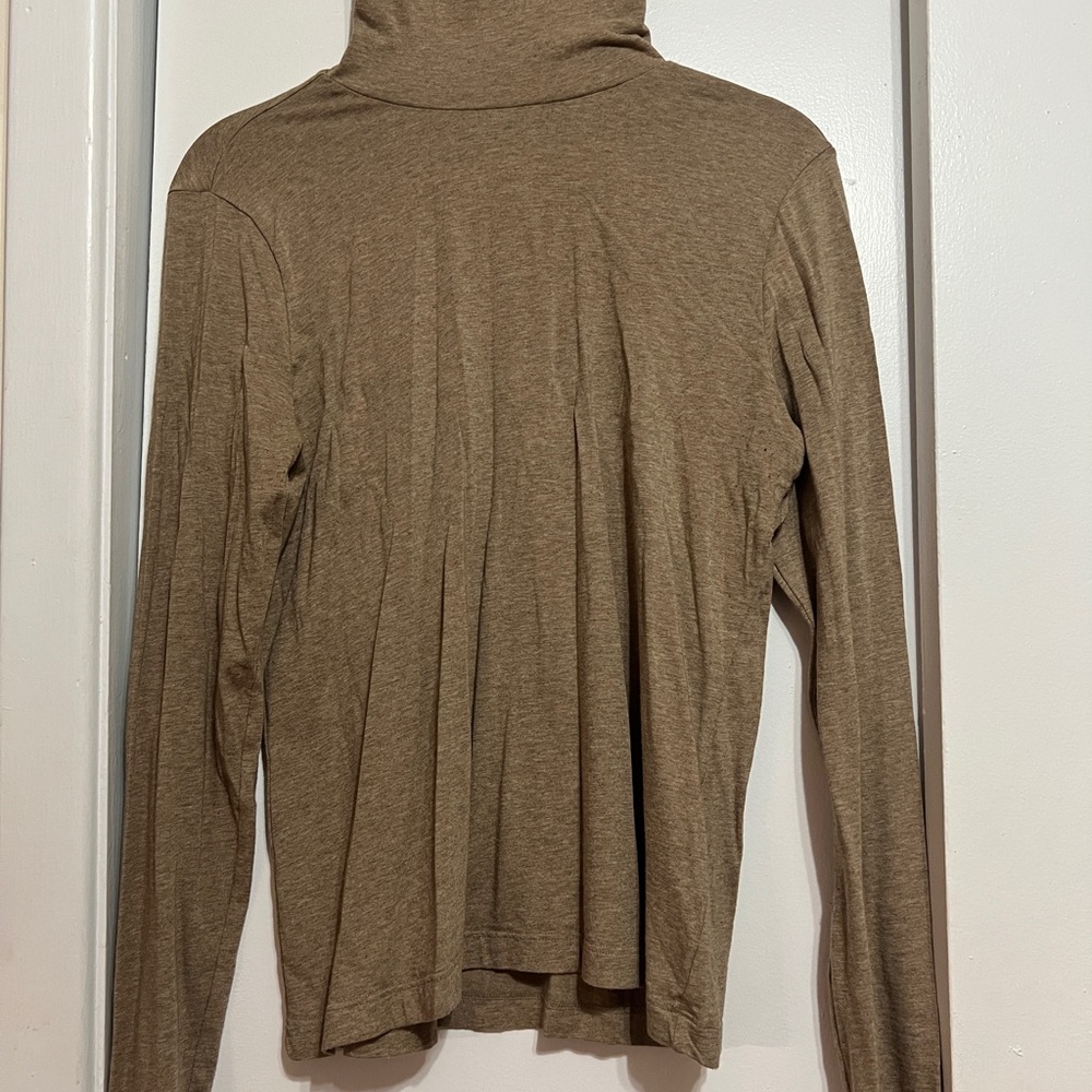 Banana Republic Taupe Long Sleeve Turtleneck